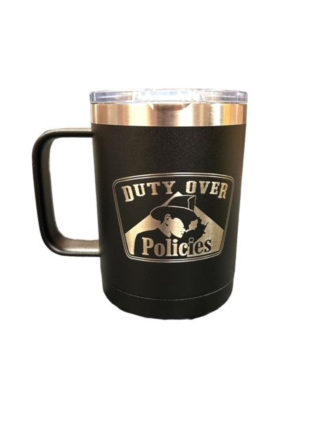 15 oz Black Stainless Steel Mug